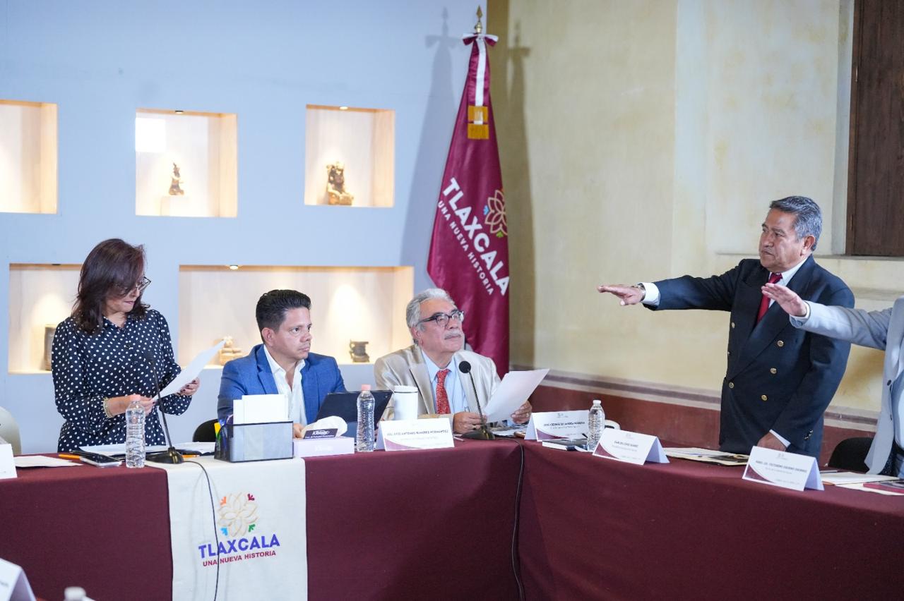 Alcalde de Tlaxcala rinde protesta como integrante del Consanfran